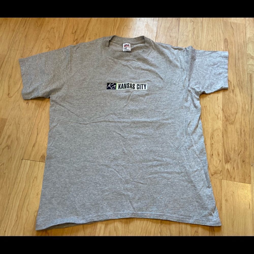Vintage Kansas City grey short sleeve tee - Picture 1 of 2